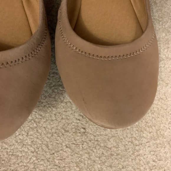 %%%Lucky Brand Emmie Flats, “nude” suede, size 7.5 - Picture 2 of 3